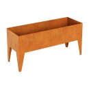 Pierna 3 Corten Metallblumentopf, Design-Objekt aus...